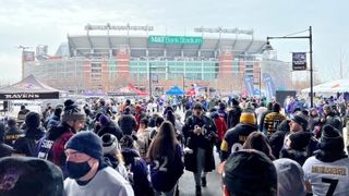 NFL playoffs: Steelers vs. Ravens, 8:07 p.m. taken in Baltimore (Live coverage). Photo by DEJAN KOVACEVIC / DKPS